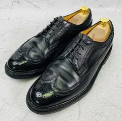 FLORSHEIM フローシャイム ウイングチップ 黒 US8.5/26.5cmのサムネイル