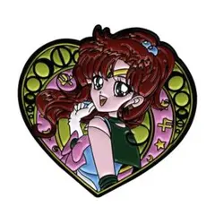 《新品未使用》セーラームーンハート型ジュピターピンズ　ピンバッジ