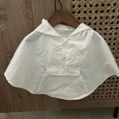 フード付きポンチョ　ベビーキッズ70〜80