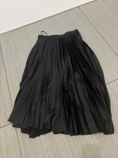 【美品】ユニクロ×Theory コラボブラック プリーツスカート