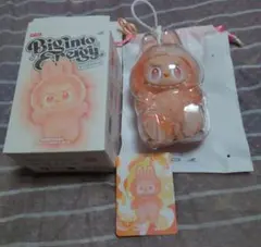 【正規品開封済】ラブブ　Energy 保護ケース付き　ぬいぐるみ オレンジ