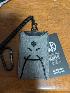 キン肉マン　ラーメンマン パスケース 定期入れ　グレー