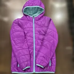 L.L.Bean キルティングパープルコート