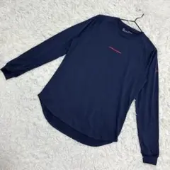UNDER ARMOUR UAロングショット Tシャツ ネイビー（S〜M相当）