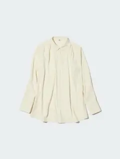 UNIQLO レーヨンブラウス 長袖 オフホワイトのサムネイル