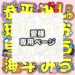 愛様 専用ページ