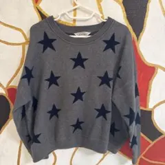 お値下げ！TORRAZZO DONNA 星柄グレー長袖ニット