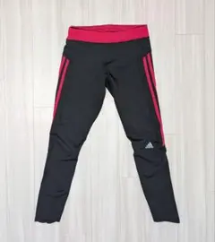 adidas ランニング タイツ L レディース 黒 フィットネス パンツ