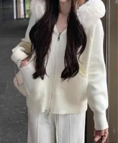 SHEIN ファーパーカー