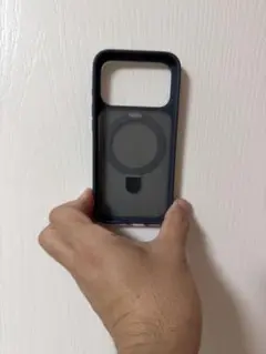 ⠀【TORRAS】ネイビー マグネット式 iPhoneケース