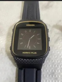 【美品】【稼働】グリーンオンNormⅡ Plus ゴルフ腕時計　充電器付
