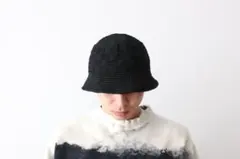 キジマタカユキ Poly Hand Knit Bucket Hat ライトグレー - メルカリ