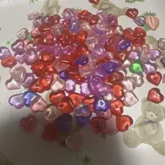 ぷっくりミニハート100個入り