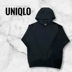 UNIQLO ブラック フード付きパーカー S