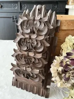 フランス アンティーク レターラック パピエマシェ 花 小鳥 2025年最新