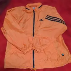 adidas アディダス ウィンドブレーカー オレンジ