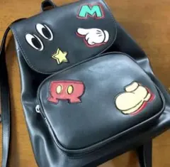 激レア・極美品】Disney ミッキー リュック パスケース付き 22L 黒