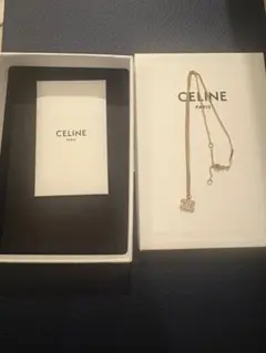 新宿伊勢丹購入⭐︎CELINE トリオンフネックレス　ゴールドのサムネイル