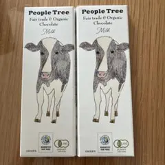 People Tree フェアトレードチョコ ミルク 2枚のサムネイル