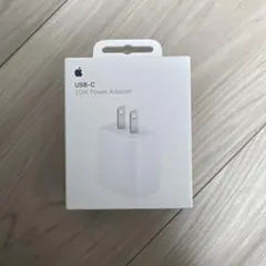 Apple USB-C 20W Power adapterアップルアダプタ