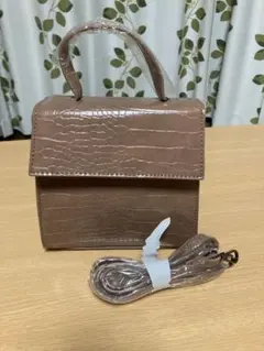 未使用タグ付き　グレイル　GRL 2way クロコダイル柄ショルダーバッグ