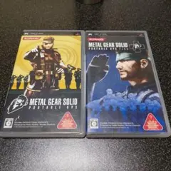 PSP メタルギアソリッド ポータブル・オプス プラス 2本セット