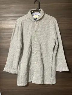 BEAUTY&YOUTH 七分袖 ショールカラー カットソー グレー L