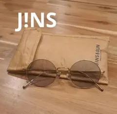 JINS&SUN ラウンドサングラス ゴールドフレーム ユニセックスのサムネイル
