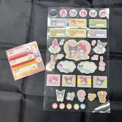 マイメロディ　ハローキティ　シール