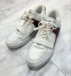 CELINE ネイビー ハイカットスニーカー37 CELINE ネイビー ハイカットスニーカー37 CELINE ネイビー