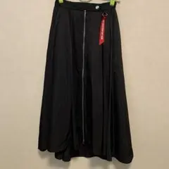 ジュエティ jouetie フロントジップ フレアスカート ブラックのサムネイル