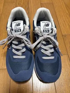 New Balance 574 ネイビー 24cm 人気カラー
