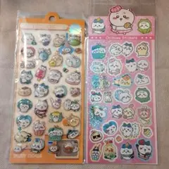 ちいかわ立体シール&キラキラステッカー ２枚セット　海外製品です