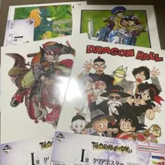 一番くじ　ドラゴンボール　クリアポスター4枚セット