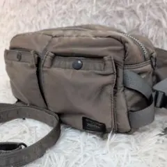 希少 美品✨️ポーター 吉田カバン ボディバッグ グレー タンカー 2way
