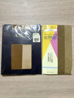 【新品未使用】ベージュ ストッキング３点セット