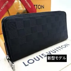 極美品 ルイヴィトン ジッピーウォレット ヴェルティカル ダミエ アンフィニ