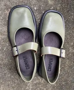 CAMPER カンペール メリージェーン カーキ 38のサムネイル