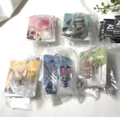 ズートピア　ブリスターチャームコレクション　コンプリートセット　フルコンプ　5種