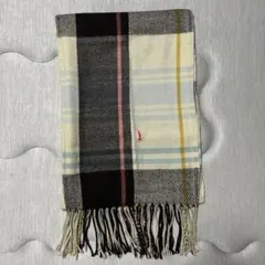 マフラー ブルー ブラウン