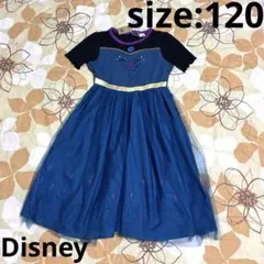 新品 ☆アナと雪の女王エルサ ☆なりきりワンピース ☆ドレス ☆キッズ ☆120