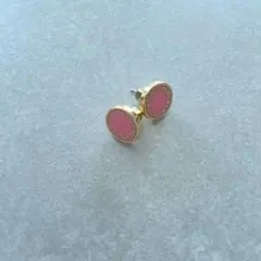 MARC BY MARC JACOBS ロゴ ピアス ピンク ゴールドのサムネイル