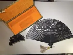 松庵 寿シリーズ 扇子 金属工芸品 純金純銀鍍金 - メルカリ