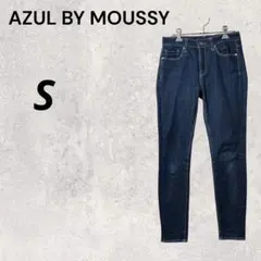 AZUL by moussy アズール 25 濃紺 ネイビー ジーパン S 細身