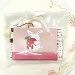 【新品未開封】ファミリア カプセルトイ デニムバッグ チャーム ピンク