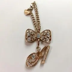 サマンサ Samantha Thavasa イニシャルA チャーム キーホルダー