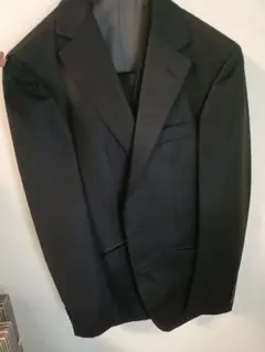ブラック ビジネススーツ　オーダーメイドスーツ　セット