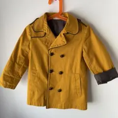 ファミリア familiar コート　110 イエロー キッズ アウター 男女