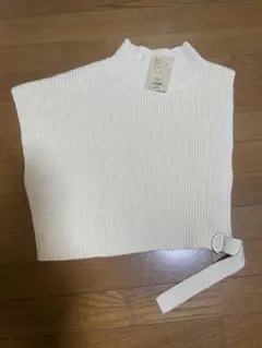 niko and... アシンメトリーショートベスト L 新品タグ付き