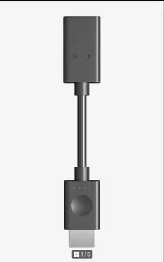 12cmHDMI延長ケーブル FireTV Stick対応 オス-メスアダプターのサムネイル